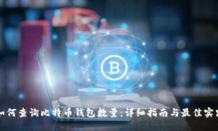 如何查询比特币钱包数量：详细指南与最佳实践